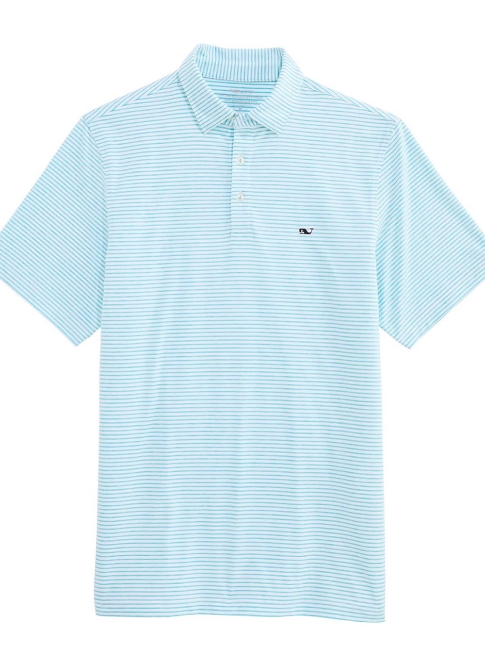 Vineyard Vines 🐳 Heathered Winstead Sankaty Cationic Performance Polo NEW wTags